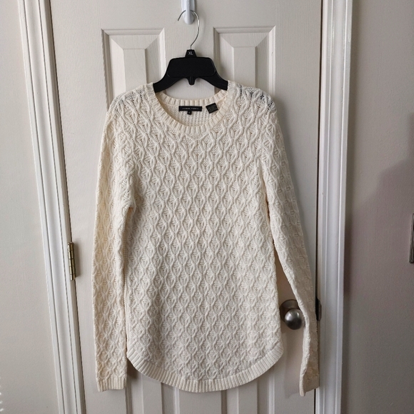JEANNE PIERRE Sweaters - Jeanne Pierre - Cable Knit Cream Sweater
